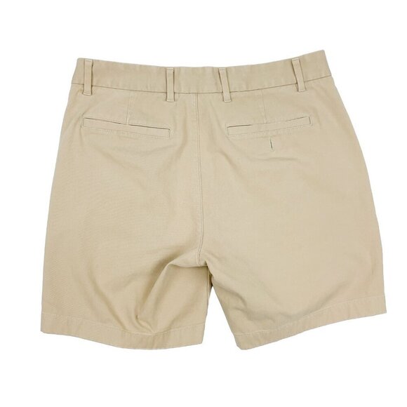 Everlane The 9" Slim Fit Performance Tan Chino Short Size 32 - Picture 2 of 6
